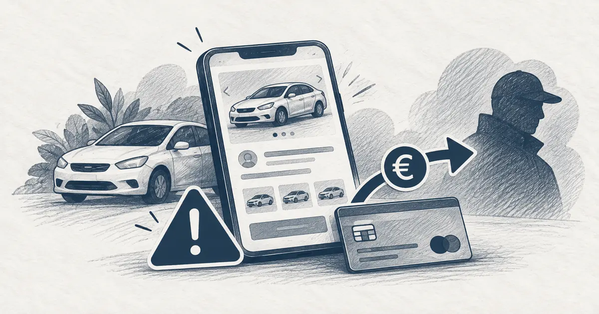 Ilustração: Carros usados em anúncios clonados e falsos intermediários