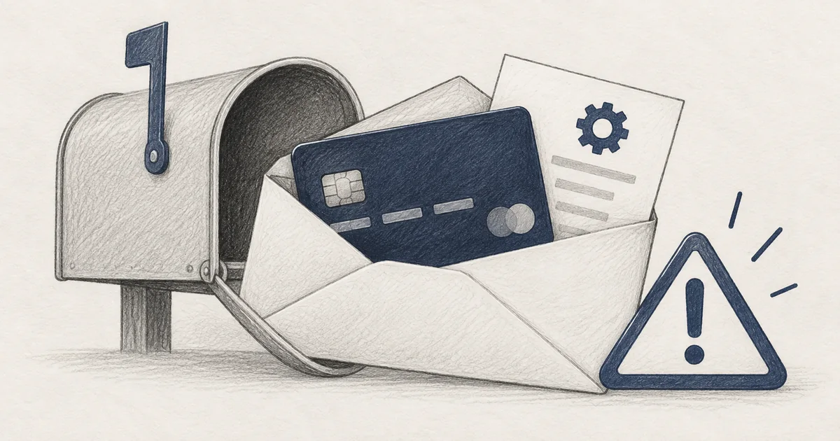 Ilustração: Cartões Multibanco falsos enviados por correio